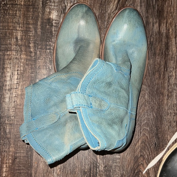 Frye Blue Ankle Boots - Picture 2 of 8